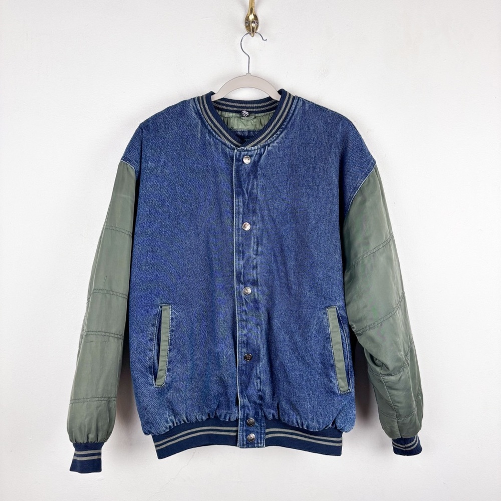 Vintage 90s Expeditions Men’s Varsity Bomber Jacket Sz L